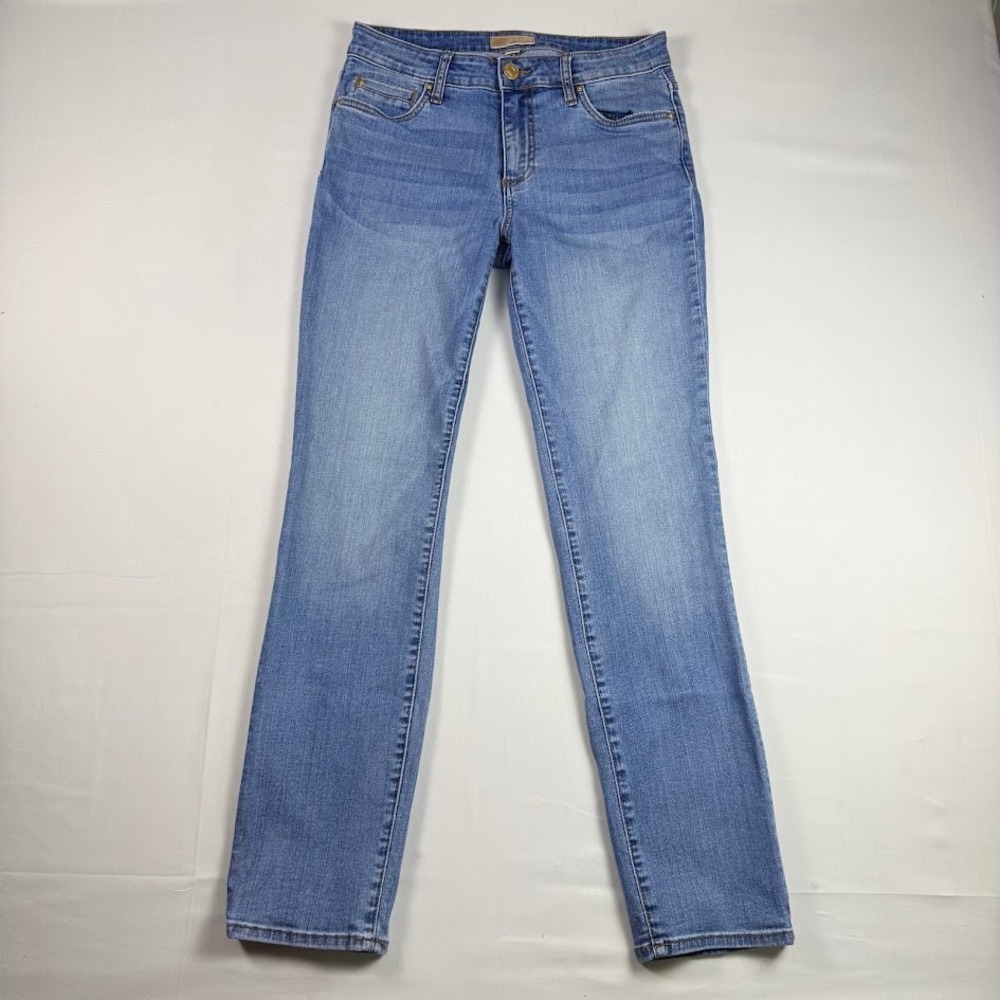 Kut from the Kloth Catherine Boyfriend Jeans Medium Wash Straight Leg Size 4